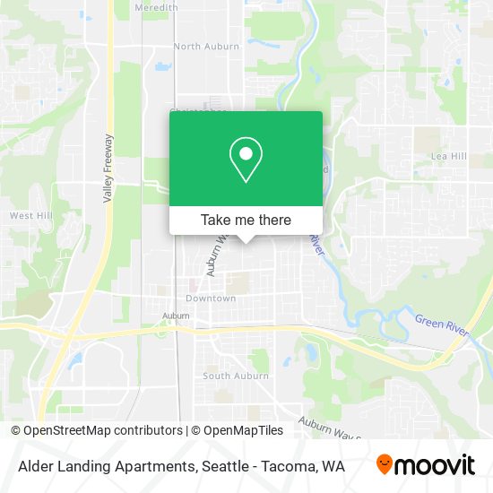 Mapa de Alder Landing Apartments