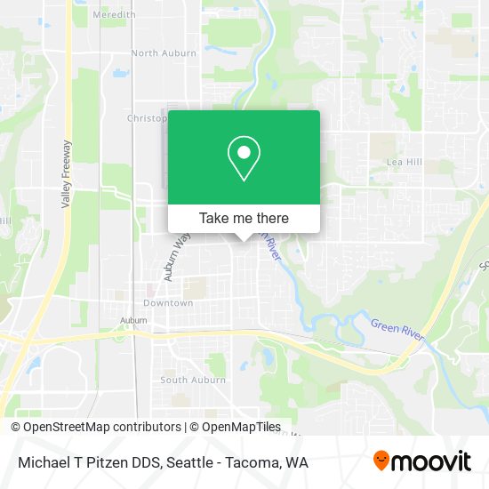 Michael T Pitzen DDS map
