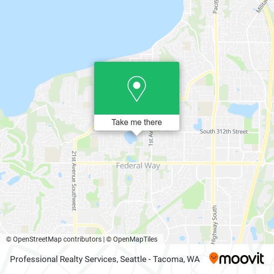 Professional Realty Services map