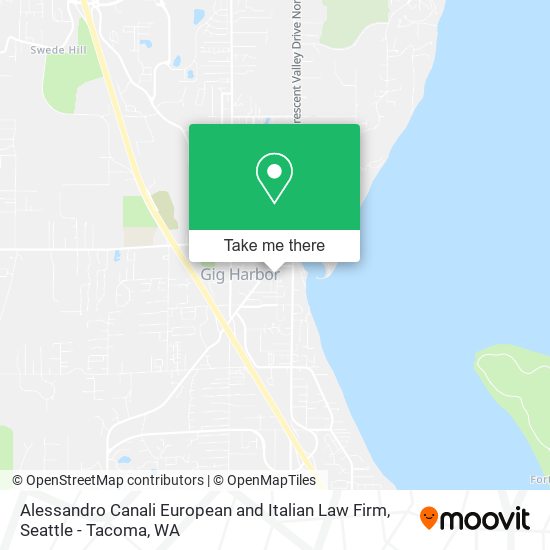 Alessandro Canali European and Italian Law Firm map