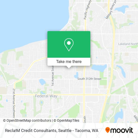 Recla!M Credit Consultants map