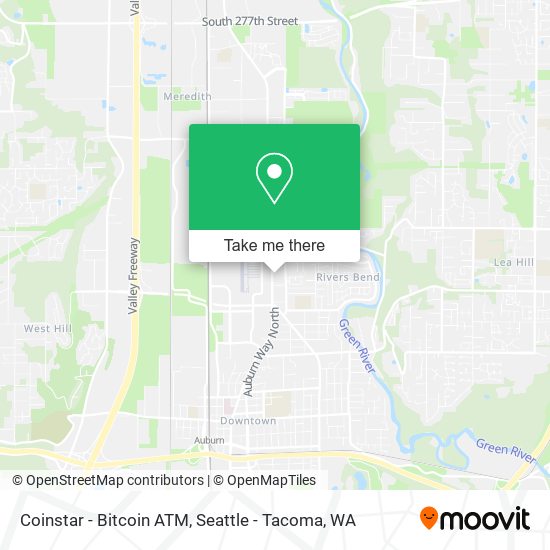 Mapa de Coinstar - Bitcoin ATM