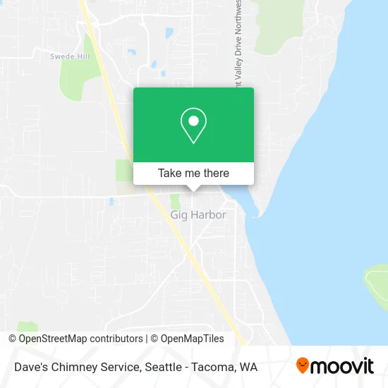 Dave's Chimney Service map