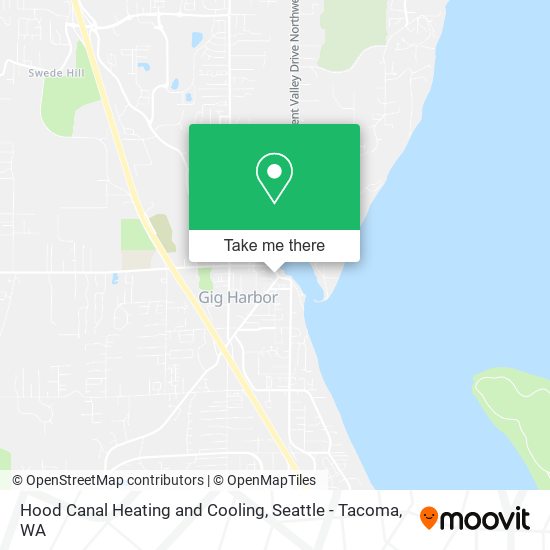 Mapa de Hood Canal Heating and Cooling