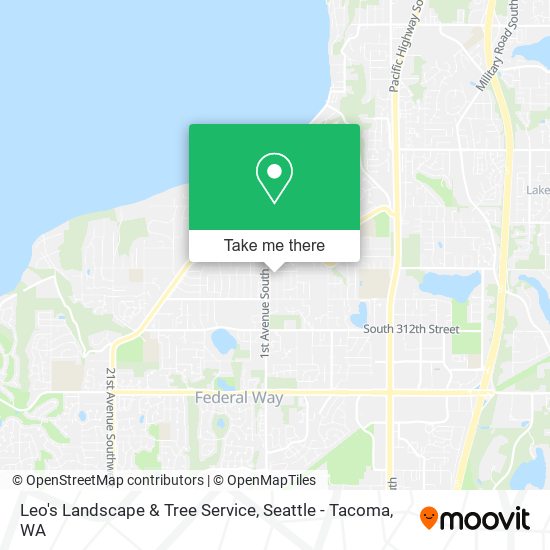 Leo's Landscape & Tree Service map