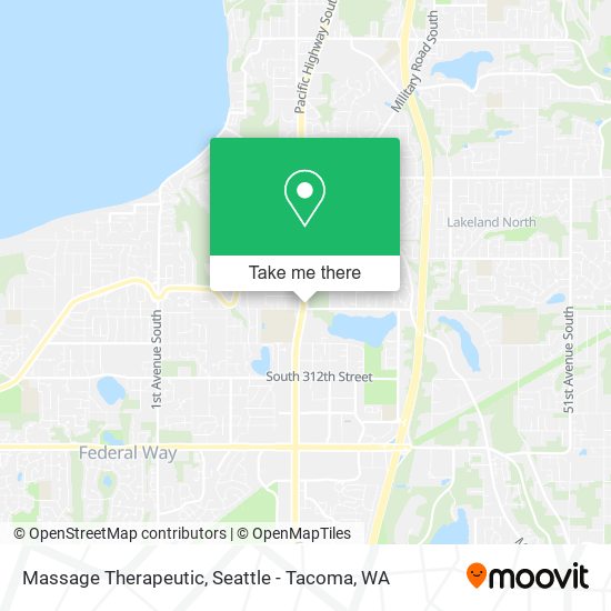 Massage Therapeutic map