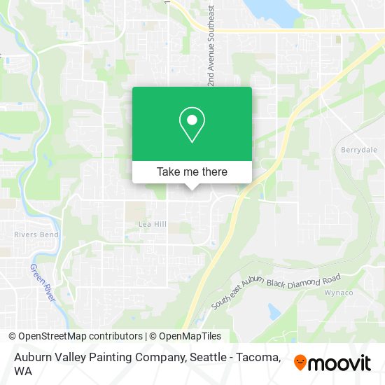 Mapa de Auburn Valley Painting Company