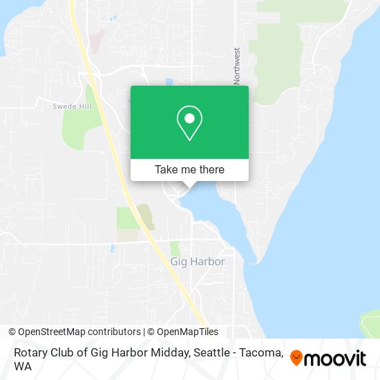 Rotary Club of Gig Harbor Midday map