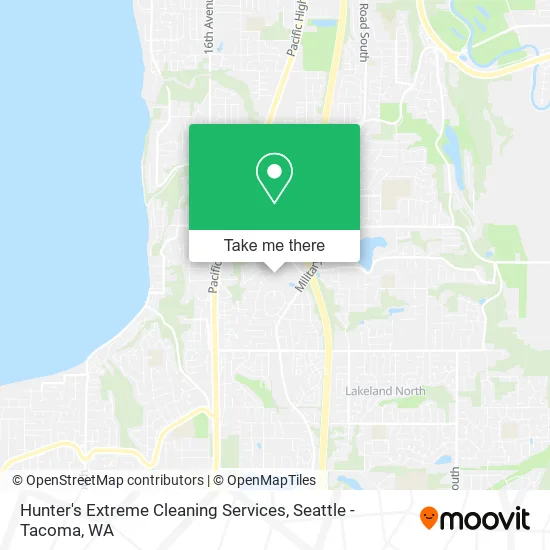 Hunter's Extreme Cleaning Services map