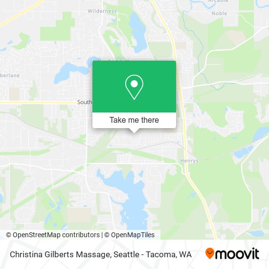 Christina Gilberts Massage map