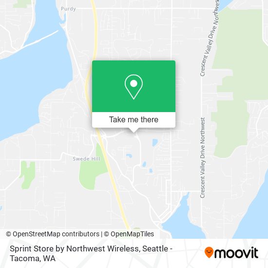 Mapa de Sprint Store by Northwest Wireless