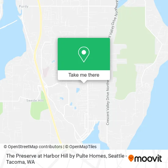 The Preserve at Harbor Hill by Pulte Homes map