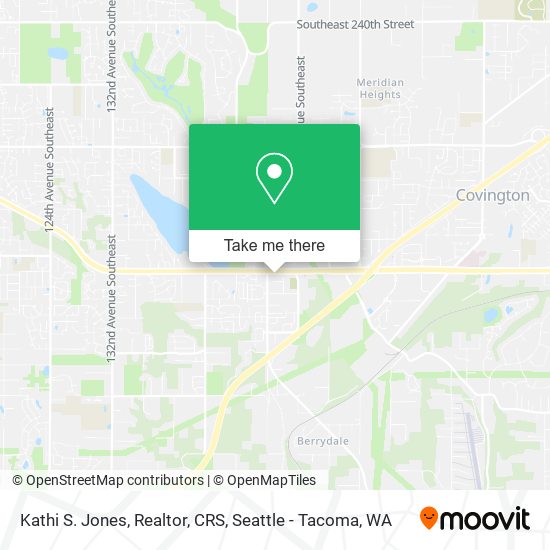 Kathi S. Jones, Realtor, CRS map