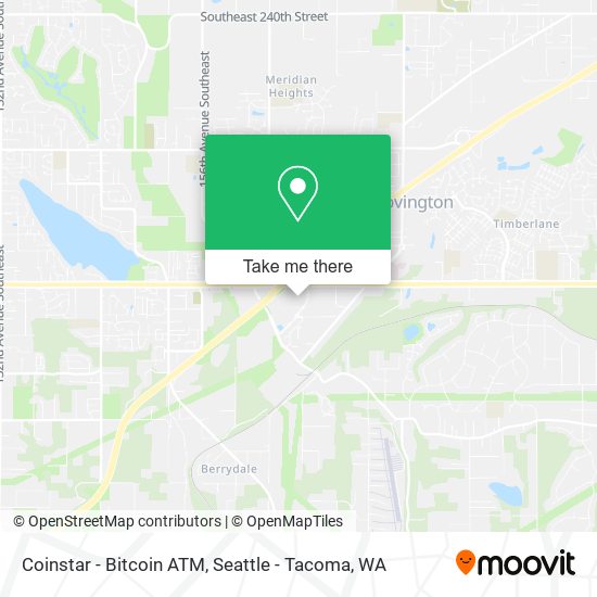 Mapa de Coinstar - Bitcoin ATM