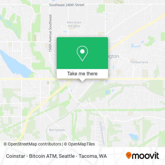 Mapa de Coinstar - Bitcoin ATM