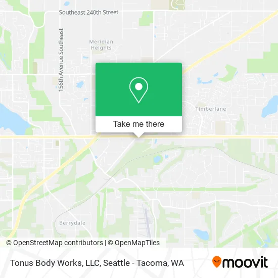 Mapa de Tonus Body Works, LLC