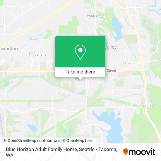 Mapa de Blue Horizon Adult Family Home