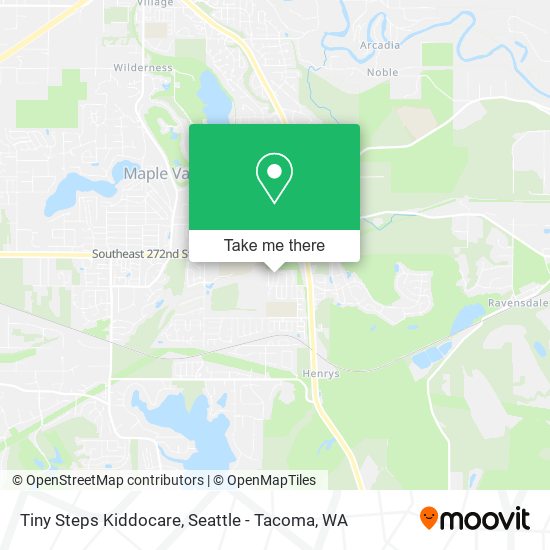 Tiny Steps Kiddocare map