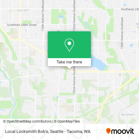 Local Locksmith Bob's map