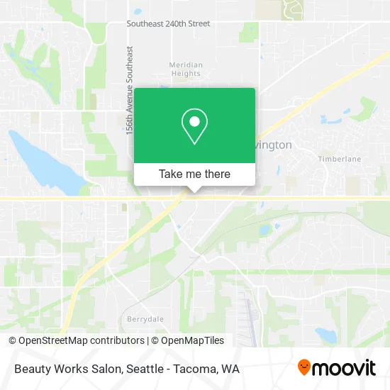 Beauty Works Salon map
