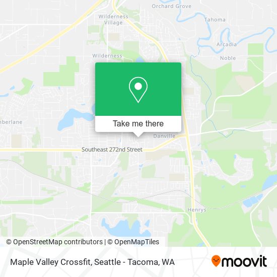 Maple Valley Crossfit map