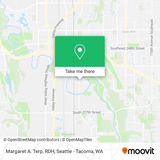 Margaret A. Terp, RDH map