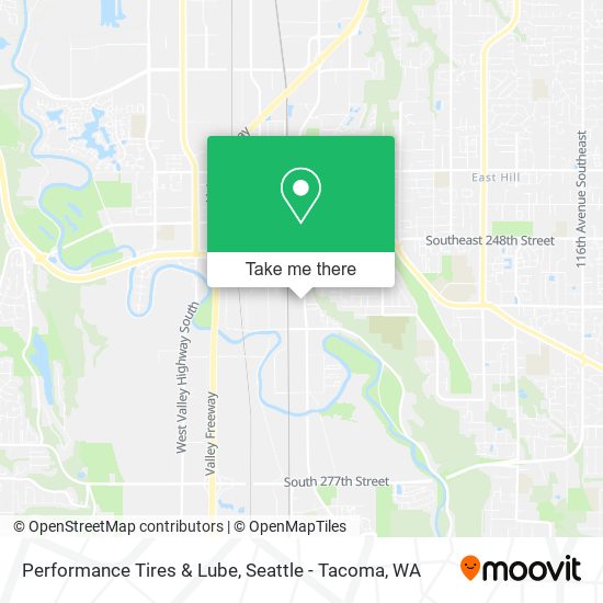 Performance Tires & Lube map