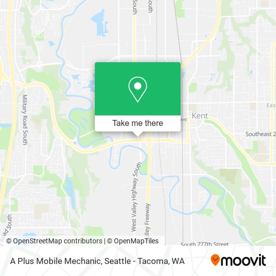 A Plus Mobile Mechanic map