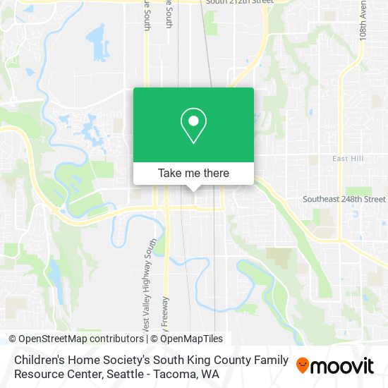Mapa de Children's Home Society's South King County Family Resource Center