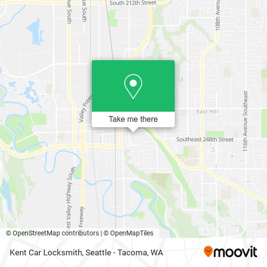 Kent Car Locksmith map