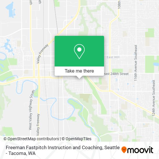 Freeman Fastpitch Instruction and Coaching map