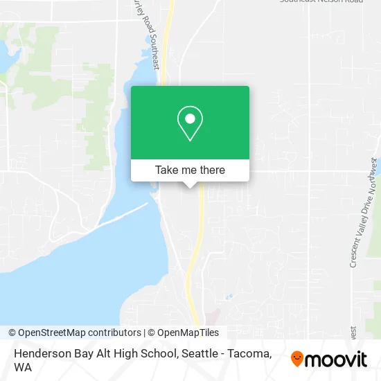 Mapa de Henderson Bay Alt High School