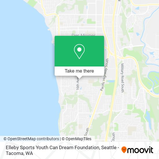 Mapa de Elleby Sports Youth Can Dream Foundation