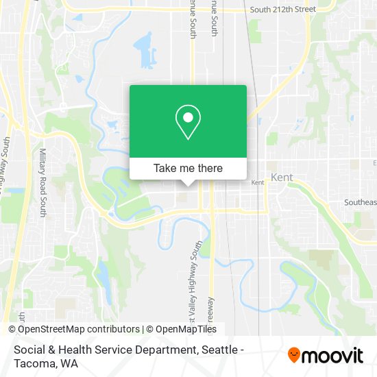 Social & Health Service Department map