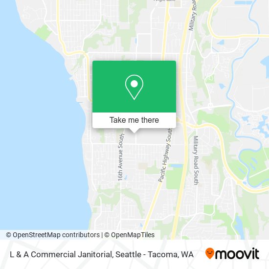 L & A Commercial Janitorial map