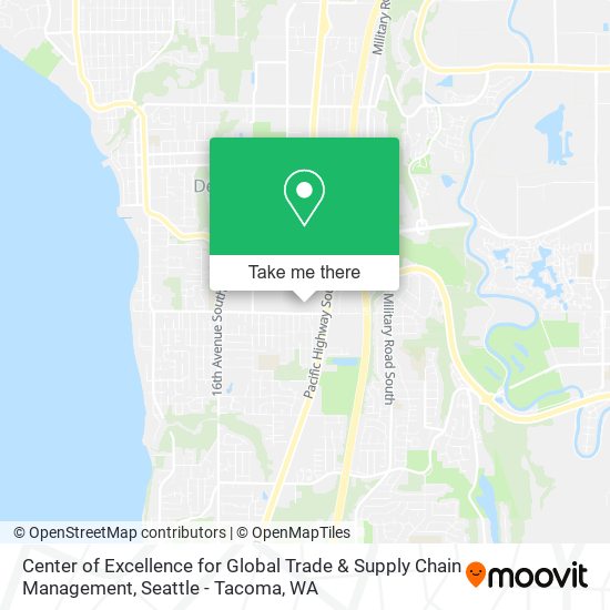 Center of Excellence for Global Trade & Supply Chain Management map