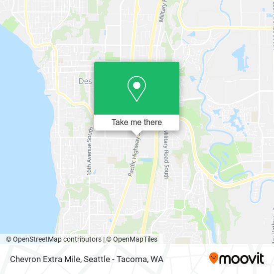 Chevron Extra Mile map