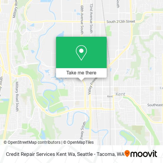 Credit Repair Services Kent Wa map