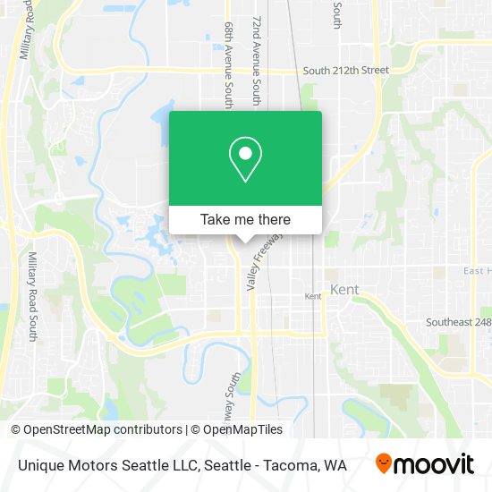 Unique Motors Seattle LLC map