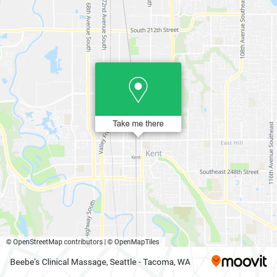 Beebe's Clinical Massage map