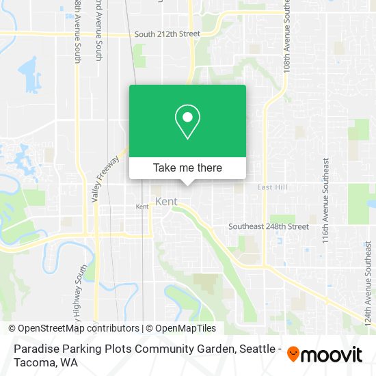 Mapa de Paradise Parking Plots Community Garden