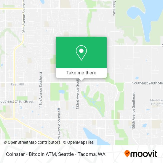 Mapa de Coinstar - Bitcoin ATM