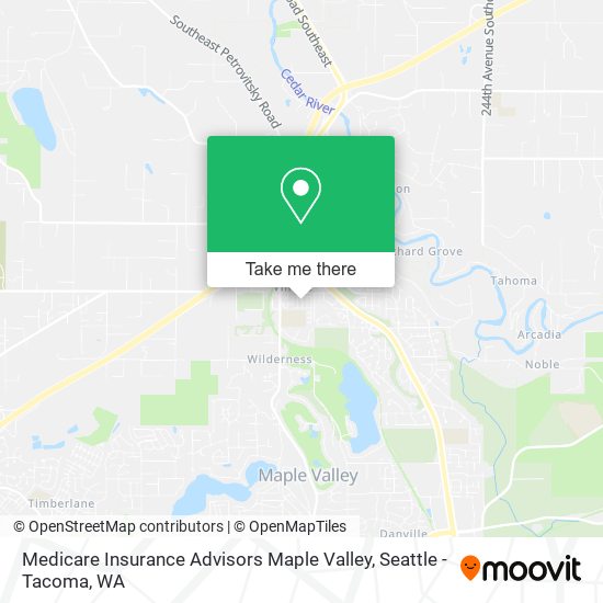 Medicare Insurance Advisors Maple Valley map