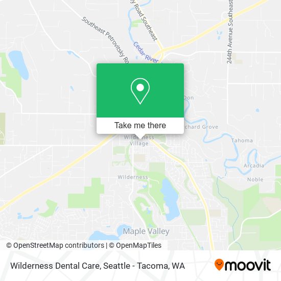 Wilderness Dental Care map