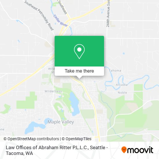 Mapa de Law Offices of Abraham Ritter P.L.L.C.