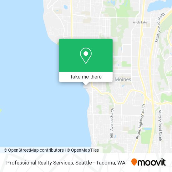 Professional Realty Services map