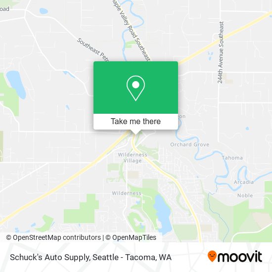 Mapa de Schuck's Auto Supply