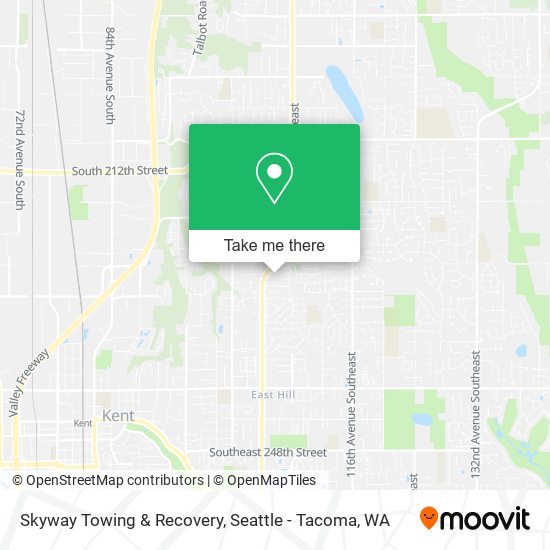 Skyway Towing & Recovery map