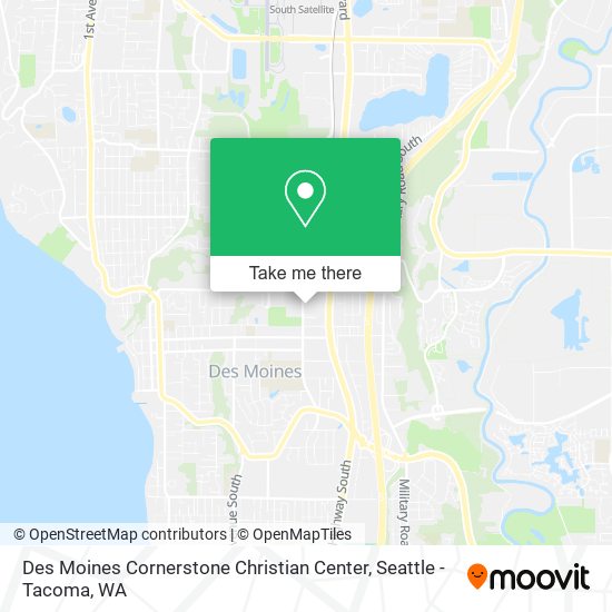 Mapa de Des Moines Cornerstone Christian Center