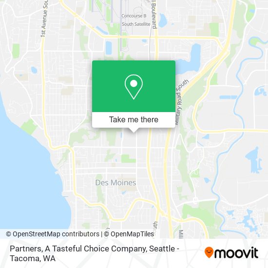 Partners, A Tasteful Choice Company map